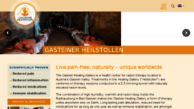What Gasteiner-heilstollen.com website looked like in 2017 (6 years ago)