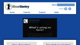 What Ghostsentry.com website looked like in 2017 (6 years ago)