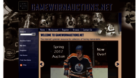 What Gamewornauctions.net website looked like in 2017 (6 years ago)