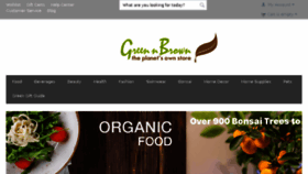 What Greennbrown.com website looked like in 2017 (6 years ago)