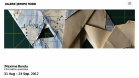 What Galeriepoggi.com website looked like in 2017 (6 years ago)