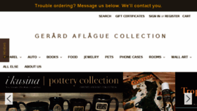What Gerardaflaguecollection.com website looked like in 2017 (6 years ago)