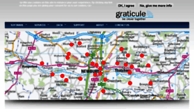 What Graticule.com website looked like in 2017 (6 years ago)