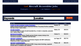 What Getaircraftassemblerjobs.com website looked like in 2017 (6 years ago)