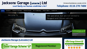 What Garageservicesleicester.com website looked like in 2017 (6 years ago)