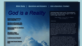 What Godisareality.com website looked like in 2017 (6 years ago)