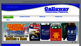 What Gallowaypromotions.com website looked like in 2017 (6 years ago)