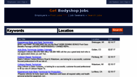 What Getbodyshopjobs.net website looked like in 2017 (6 years ago)