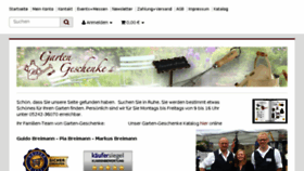 What Garten-geschenke.de website looked like in 2017 (6 years ago)