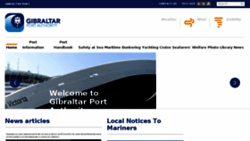 What Gibraltarport.com website looked like in 2017 (6 years ago)