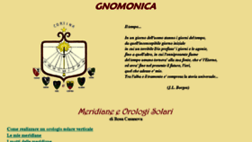 What Gnomonica.it website looked like in 2017 (6 years ago)