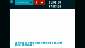 What Guideduparisien.fr website looked like in 2017 (6 years ago)