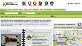 What Gastro.de website looked like in 2017 (6 years ago)