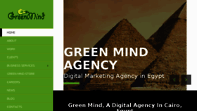What Greenmindagency.com website looked like in 2017 (6 years ago)
