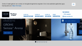 What Grohe.nl website looked like in 2017 (6 years ago)