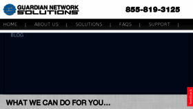 What Guardiannetworksolutions.com website looked like in 2017 (6 years ago)