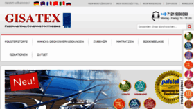 What Gisatex.de website looked like in 2017 (6 years ago)