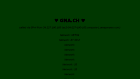 What Gna.ch website looked like in 2017 (6 years ago)