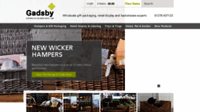 What Gadsby.co.uk website looked like in 2017 (7 years ago)