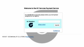What Gcpayonline.com website looked like in 2017 (6 years ago)