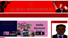 What Gelibolu.gov.tr website looked like in 2017 (6 years ago)