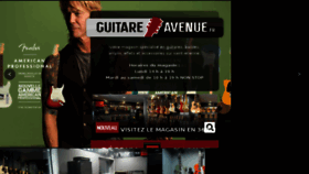 What Guitareavenue.fr website looked like in 2017 (6 years ago)