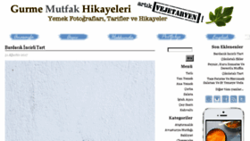 What Gurmemutfakhikayeleri.com website looked like in 2017 (6 years ago)