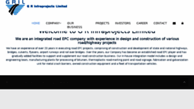 What Grinfra.com website looked like in 2017 (8 years ago)