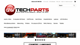 What Gwtechparts.com website looked like in 2017 (6 years ago)