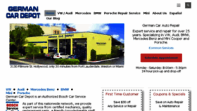 What Germancardepot.com website looked like in 2017 (6 years ago)
