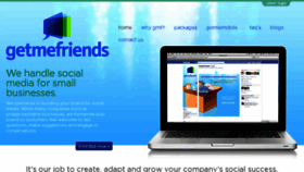 What Getmefriends.com website looked like in 2017 (6 years ago)