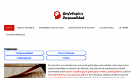 What Grafologiaypersonalidad.com website looked like in 2017 (7 years ago)