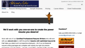 What Gotthejob.com website looked like in 2017 (6 years ago)