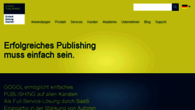 What Gogol-publishing.de website looked like in 2017 (6 years ago)