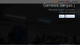 What Genesisvargasj.com website looked like in 2017 (6 years ago)