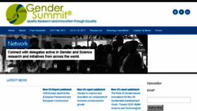 What Gender-summit.com website looked like in 2017 (6 years ago)