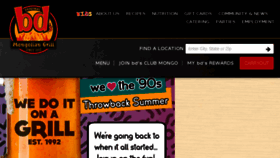What Gomongo.com website looked like in 2017 (6 years ago)