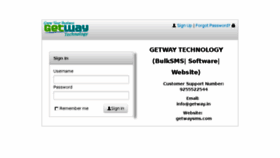 What Getwaysms.com website looked like in 2017 (6 years ago)