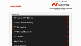 What Gomovies.io website looked like in 2017 (6 years ago)