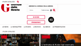 What Giornaledellalibreria.it website looked like in 2017 (6 years ago)