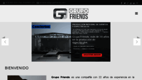 What Grupofriends.com website looked like in 2017 (6 years ago)