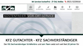 What Gutachten.ag website looked like in 2017 (6 years ago)
