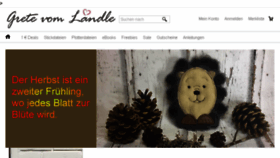 What Gretevomlaendle.de website looked like in 2017 (8 years ago)