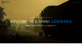 What G-translogistics.com website looked like in 2017 (6 years ago)