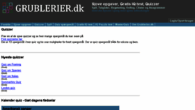 What Grublerier.dk website looked like in 2017 (6 years ago)
