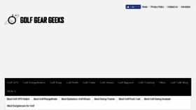 What Golfgeargeeks.com website looked like in 2017 (6 years ago)