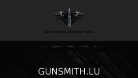 What Gunsmith.lu website looked like in 2017 (6 years ago)