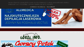 What Goral.info.pl website looked like in 2017 (6 years ago)