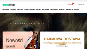 What Granashop.pl website looked like in 2017 (6 years ago)