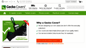 What Geckocovers.com website looked like in 2017 (6 years ago)